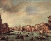 The Grand Canal Looking toward the Rialto Bridge - 弗朗西斯科·格拉蒂